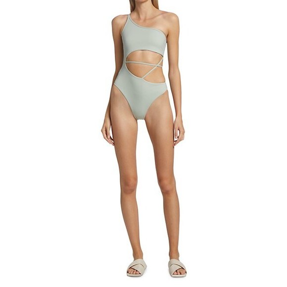 Jonathan Simkhai Stormi Strappy One-Piece Swimsuit Size XS